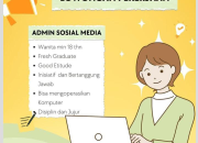 Lowongan Kerja Admin Sosial Media MaybeeKids Cikampek Terbaru 2026