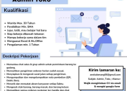 Lowongan Kerja Admin Toko Aneka Benang 2026: Penempatan Strategis & Karier Menarik