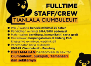 Lowongan Kerja Staff Crew Tianlala Ciumbuleuit 2026 – SMA/SMK Segera Daftar!