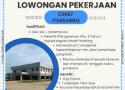 Lowongan Kerja Chief Finishing PT Sung Bo Jaya di Subang – Loker Terbaru 2025