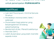 Lowongan Kerja Sales Representative PT Intan Pariwara Penempatan Purwakarta 2026