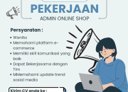 Lowongan Kerja Miralis Mirror 2026: Host Live Stream & Admin Online Shop