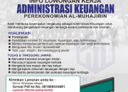 Lowongan Kerja Administrasi Keuangan di Perekonomian Al-Muhajirin Purwakarta 2026