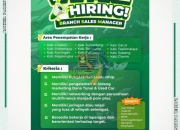 Lowongan Kerja Marketing Dana Tunai & Used Car 2026: Branch Sales Manager PT Taktis
