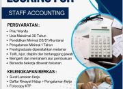 Fresh Graduate Wajib Cek! Lowongan Kerja Staff Accounting di CV Solusi Tepat Terbaru 2026