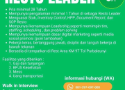 Lowongan Kerja Resto Leader Sambel Hejo 97 di Rest Area KM 97 Purbaleunyi 2026
