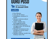 Lowongan Kerja Guru PGSD SD Budi Luhur Terbaru 2026