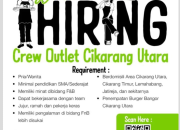 Loker Burger Bangor Terbaru 2026: Kesempatan Fresh Graduate Posisi Crew Outlet