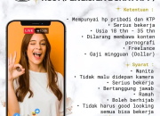 Lowongan Kerja Freelance Host App Seluruh Indonesia – Penghasilan Mingguan Kurs Dollar
