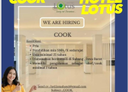 Lowongan Kerja Cook di Hotel Lotus Subang Terbaru 2026