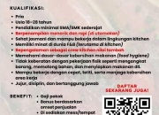 D’Royale Steak Buka Lowongan Kerja Crew Outlet Terbaru 2026 – Penempatan Jabodetabek untuk SMA/SMK