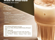 Lowongan Kerja Peppino Gelateria (Puyo Group) : Walk In Interview Barista & Crew Store 2026