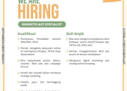 Lowongan Kerja Marketplace Specialist Seiji Digital 2026