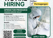 Lowongan Kerja Operator Produksi Sarang Burung Walet PT Vimayo Indonesia Persada Purwakarta