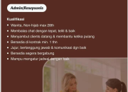 Lowongan Kerja Admin/Resepsionis di Wellnest Massage Studio Terbaru 2026