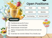 Lowongan Kerja Es Teler n’ Juice by Moneela 2026: Banyak Posisi Tersedia!