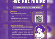 Lowongan Kerja Taro Bun Bakery : Leader Store & Crew Store Terbaru 2026