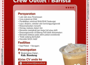 Lowongan Kerja Crew Outlet & Barista Javacafe  2026: Bergabunglah Bersama Kami!