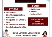 Lowongan Kerja Admin CRM Honda SR Tanjung Sari Sumedang Terbaru 2026