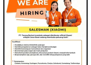 Lowongan Kerja Salesman Xiaomi PT Terang Berkat Invesindo Jawa Barat 2026