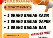 Lowongan Kerja Kasir, Dapur, & Bar di Purwakarta Terbaru 2026