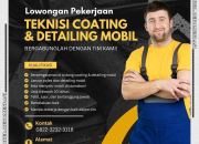 Lowongan Kerja Teknisi Coating & Detailing Mobil Scuto Purwakarta 2026