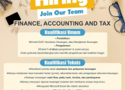 Lowongan Kerja Finance, Accounting, and Tax Berdikari Expo Terbaru 2026