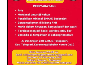 Lowongan Kerja Staff/Crew Momoyo Telagasari Terbaru 2026