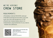 Lowongan Kerja Crew Store Peppino Gelateria (Puyo Group) untuk Fresh Graduate SMA/SMK Terbaru 2026