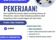 Lowongan Kerja Admin di Sinergy Creative House Purwakarta Terbaru 2026