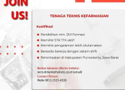 Lowongan Kerja Tenaga Teknis Kefarmasian (TTK) RSU Holistic Purwakarta 2026