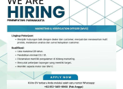 Lowongan Kerja Marketing & Verification Officer (MVO) OTO Group Purwakarta 2026