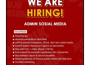 Lowongan Kerja Admin Sosial Media Pabrik Tuju Dimsum 2026