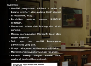 Lowongan Kerja Haka Dimsum 2026: Posisi Stock Keeper untuk Lulusan SMA/SMK