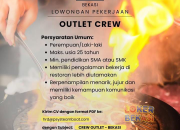 Lowongan Kerja Outlet Crew PSY Steamboat Yakiniku Maret 2026