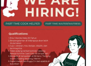 Lowongan Kerja Part Time Cook Helper & Waiter Nongki Kopitiam Terbaru 2026