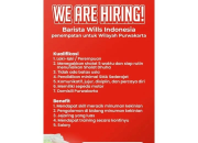 Lowongan Kerja Barista Wills Indonesia Purwakarta Terbaru 2026
