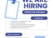 Lowongan Kerja Enjoy Network Cakrawala: Admin & Operator Gudang 2026