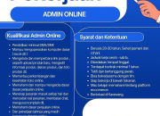 Lowongan Kerja Admin Online Karawang Terbaru 2026: Peluang Karir E-commerce