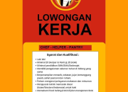 Lowongan Kerja Chef, Helper, dan Pantry di Ramen Ryo Subang 2026