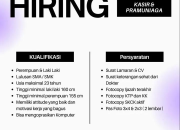 Lowongan Kerja Kasir dan Pramuniaga Toko Buku Harmoni 2026