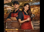 Loker Café Nusantara Terbaru 2026: Walk in Interview Banyak Posisi!