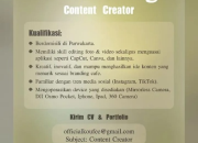 Lowongan Kerja Content Creator Koufee Purwakarta Terbaru 2026