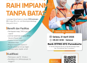Lowongan Kerja Bank BTPN Syariah Purwakarta 2026: Lulusan SMA/D3/S1