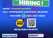 Lowongan Kerja Account Executive XL Satu PT Cahaya Bumi Nasional 2026 – Purwakarta, karawang, Cikampek