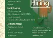 Lowongan Kerja Waroeng Teh Tarik : Cashier, Waiter, & Barista 2026