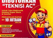 Loker Teknisi AC Matpeci Super Store & Gumilar Cikampek 2026