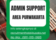 Lowongan Kerja Admin Support Purwakarta – Greyshan Organizer (April 2026)