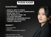 Lowongan Kerja Kasir di Purwakarta 2026: Oculus Photo Studio (Situ Buleud)