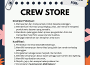 Lowongan Kerja Crew Store Photomatics Summarecon Mall 2026